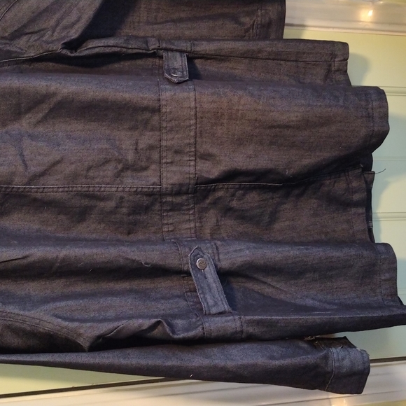 Women's Roaman's dark wash duster denim jacket 22W - Picture 7 of 9